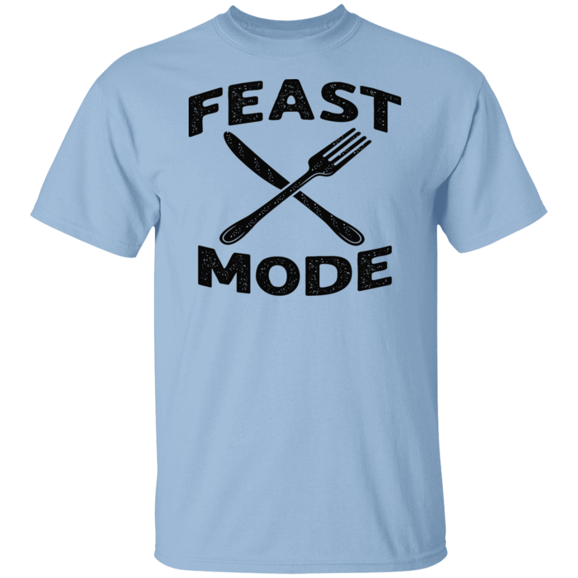 Feast Mode Black Print T-Shirt