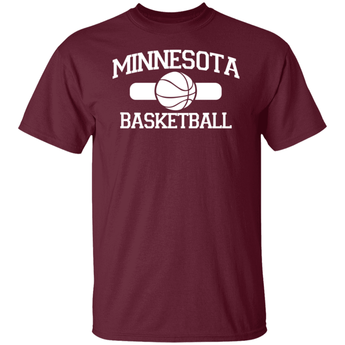Minnesota Basketball White Print T-Shirt