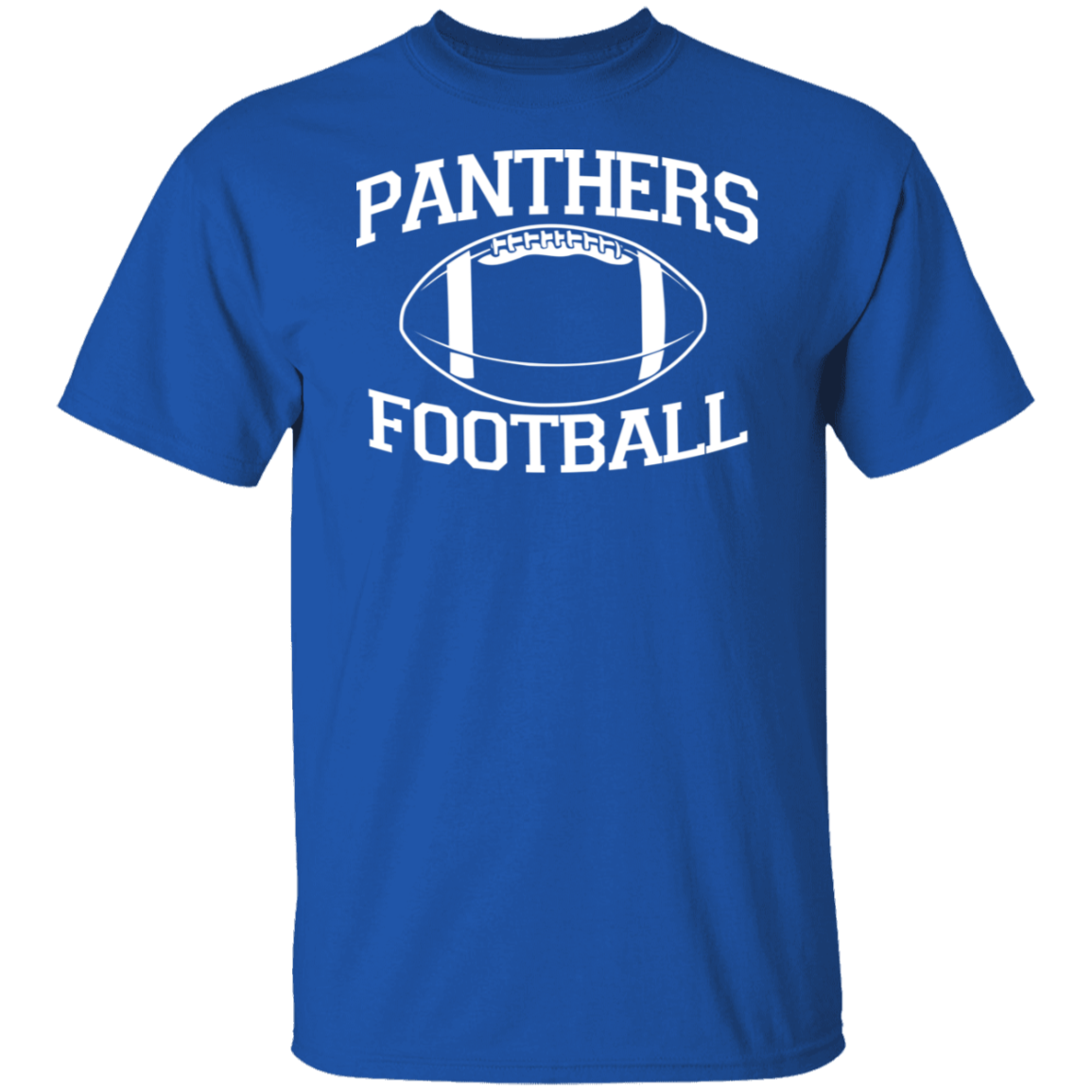 Panthers Football White PrintT-Shirt