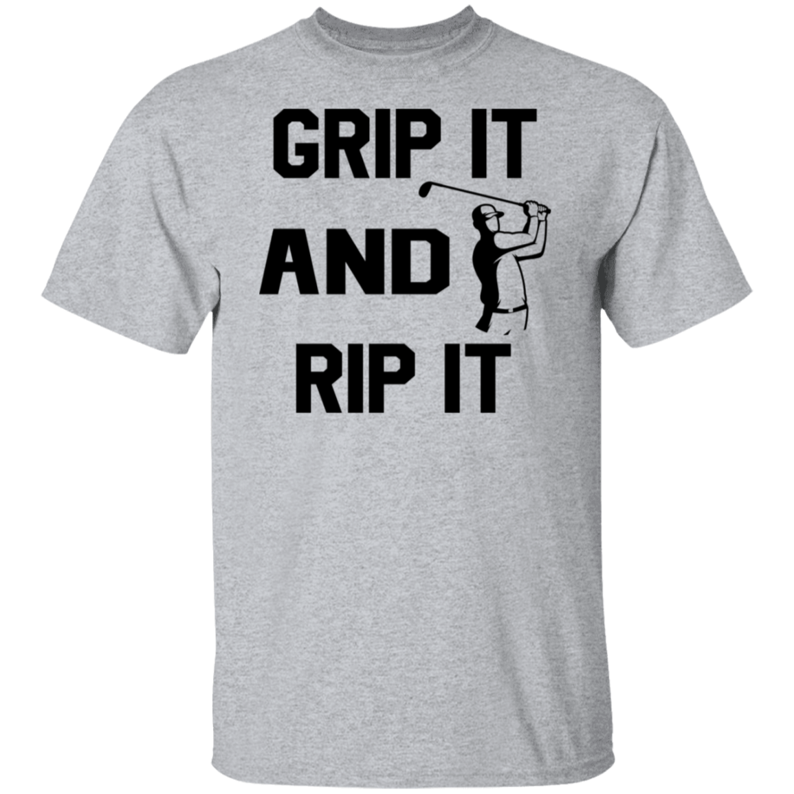 Grip It And Rip It Black Print T-Shirt
