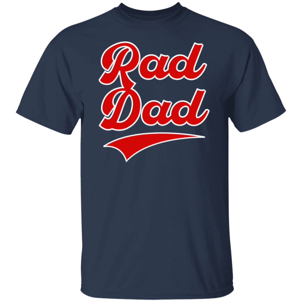 Rad Dad Red Print T-Shirt