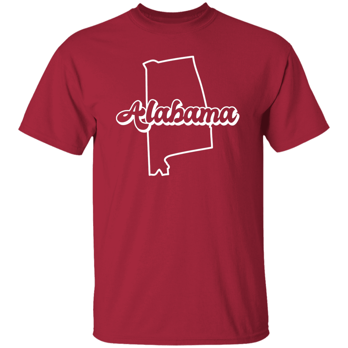 Alabama State Outline T-Shirt