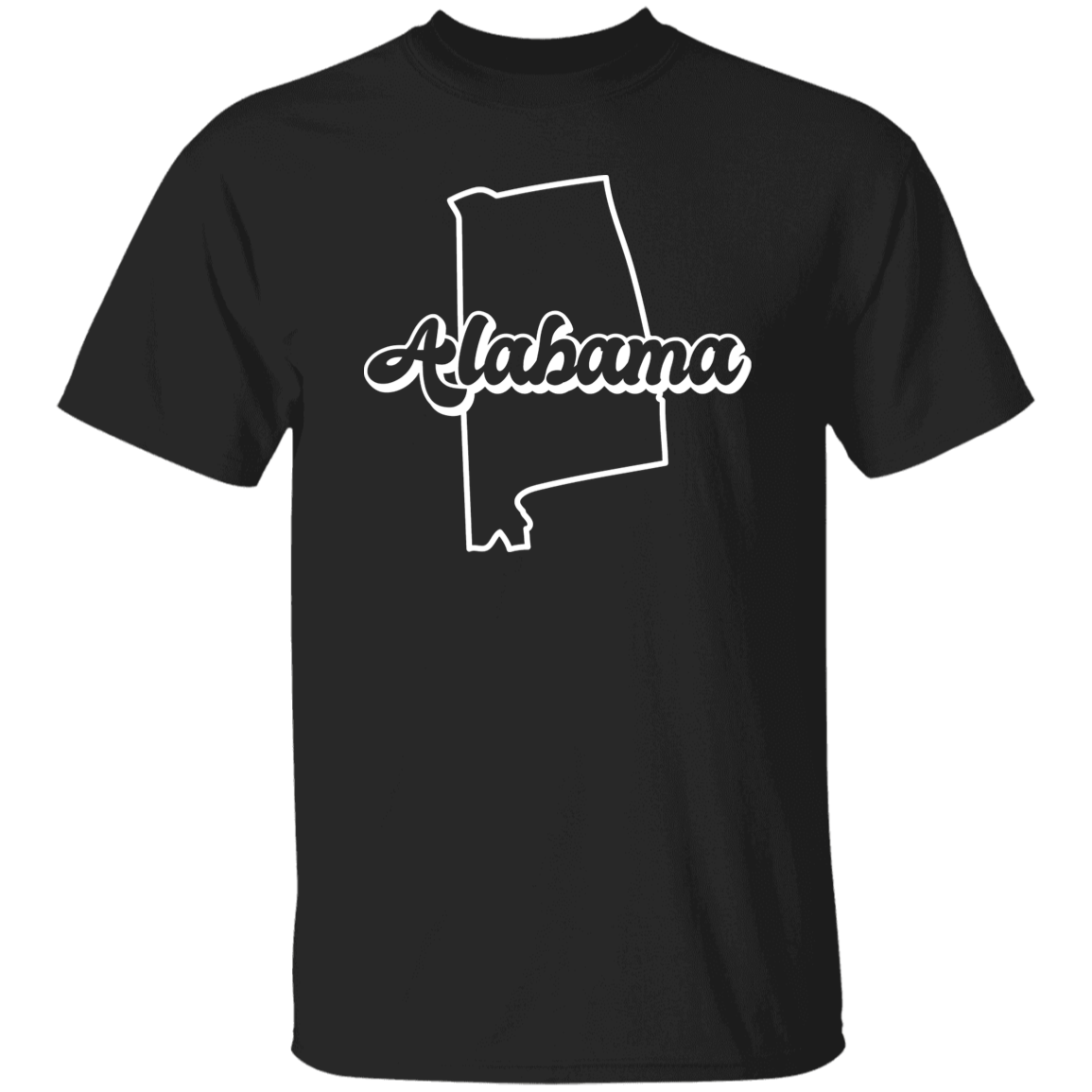 Alabama State Outline T-Shirt