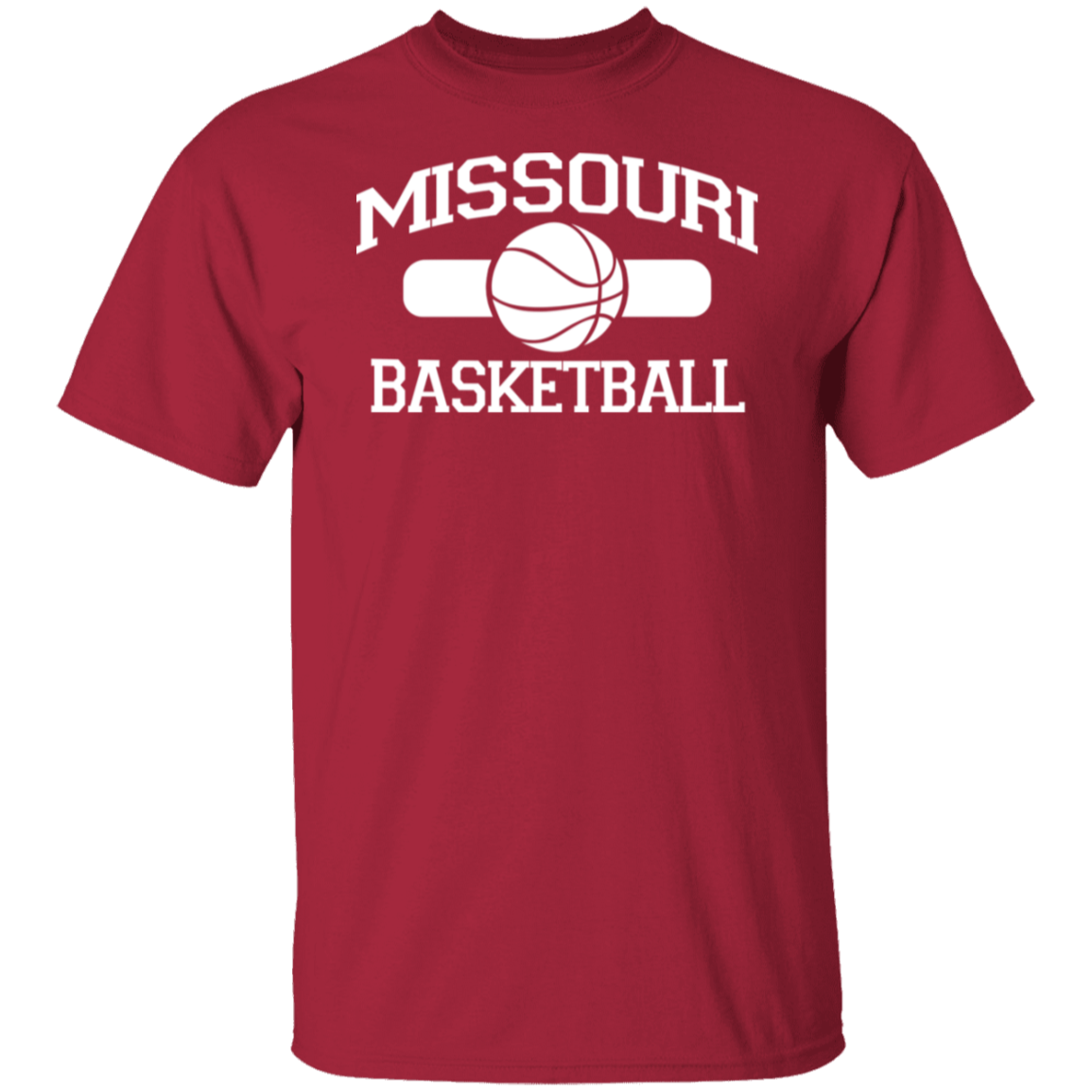 Missouri Basketball White Print T-Shirt