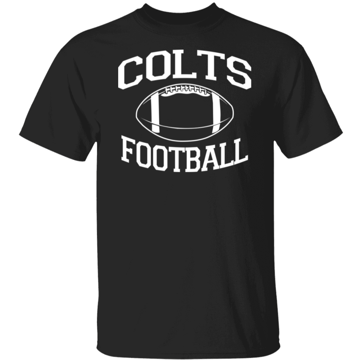 Colts Football White Print T-Shirt