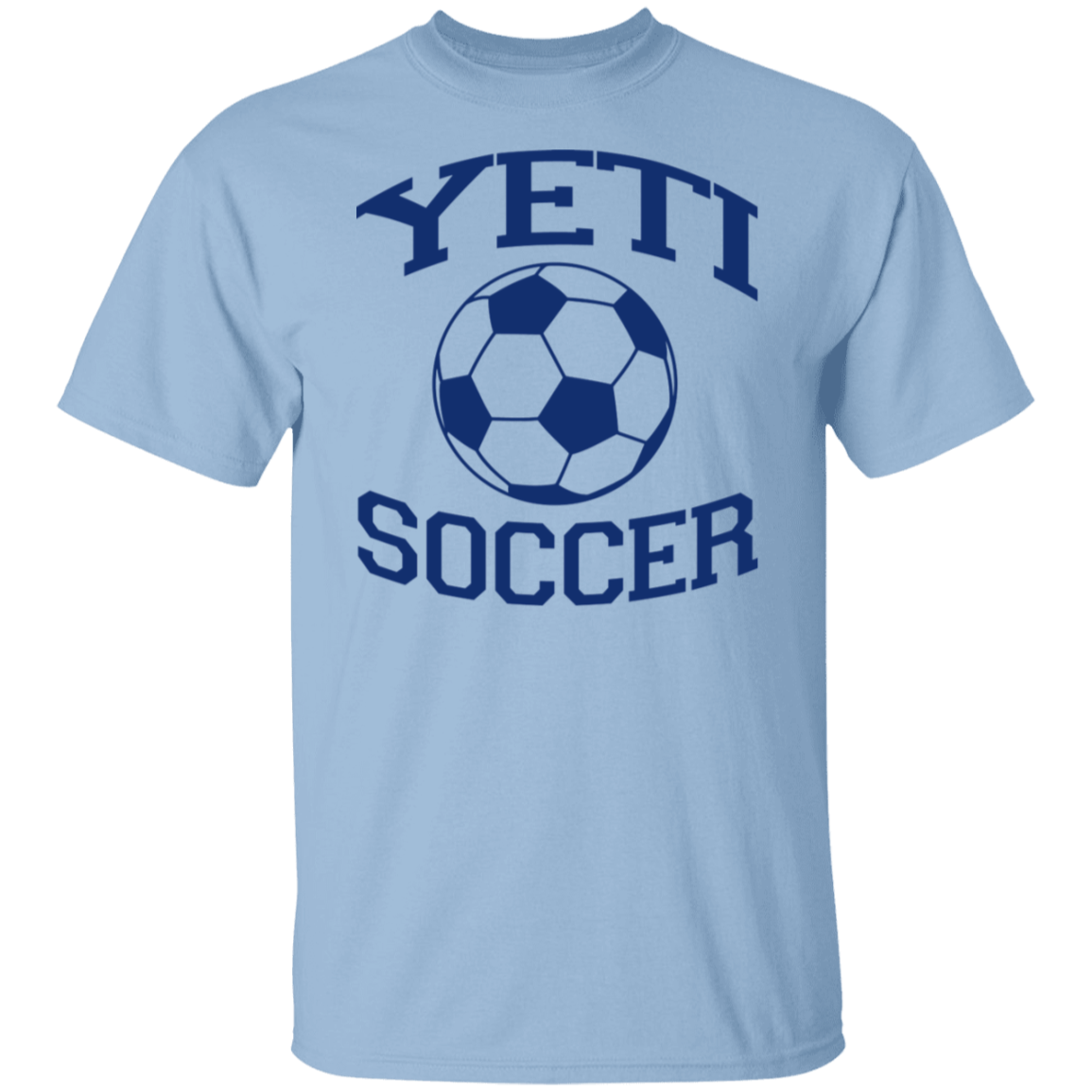 Yeti Soccer Blue Print T-Shirt