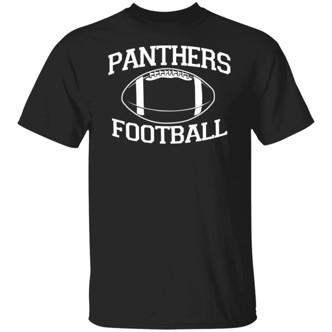 Panthers Football White PrintT-Shirt