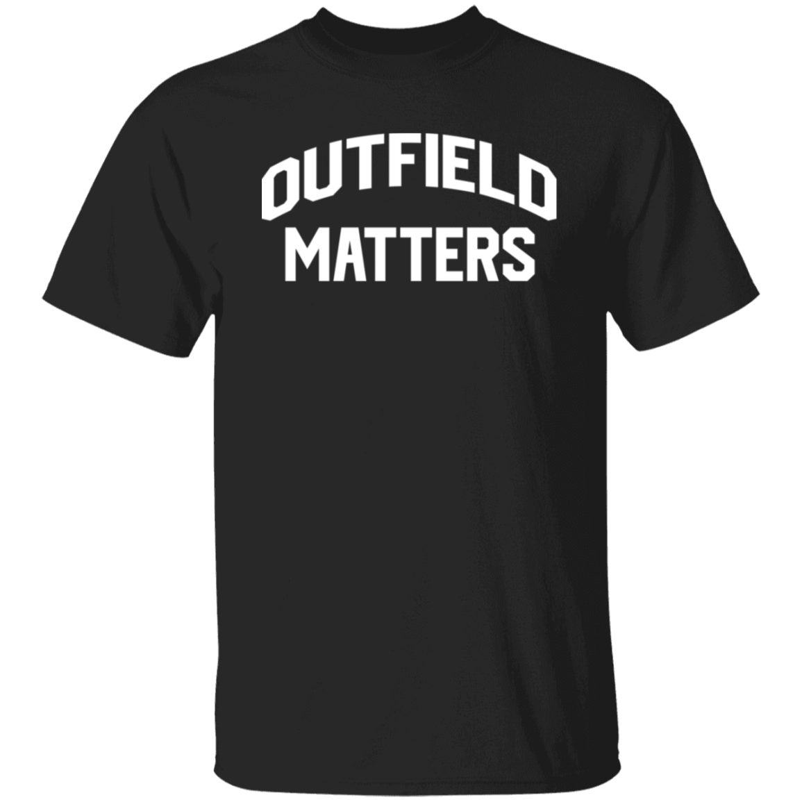 Outfield Matters White Print T-Shirt