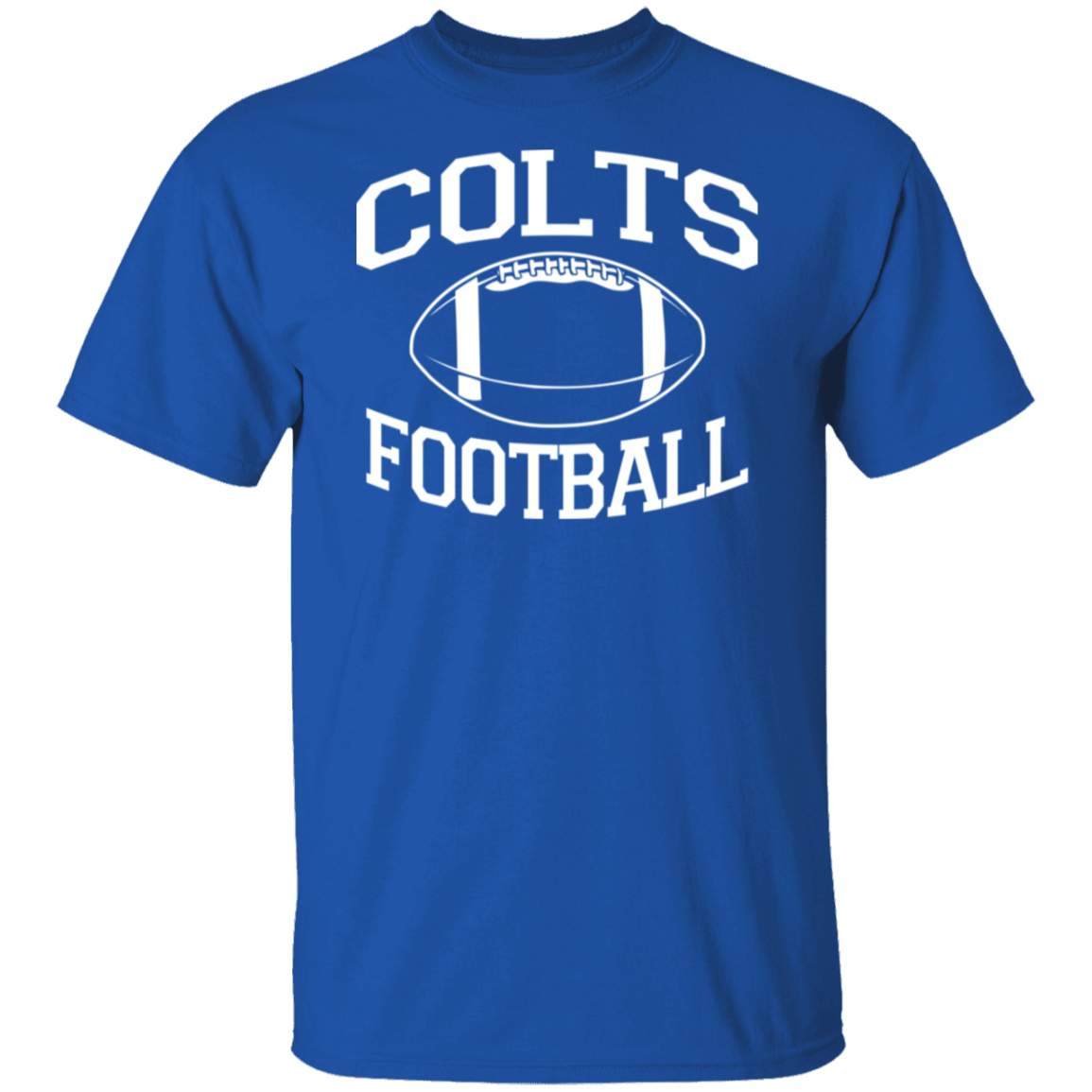 Colts Football White Print T-Shirt