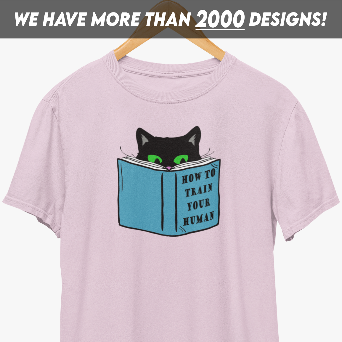 Train Your Human Cat T-Shirt