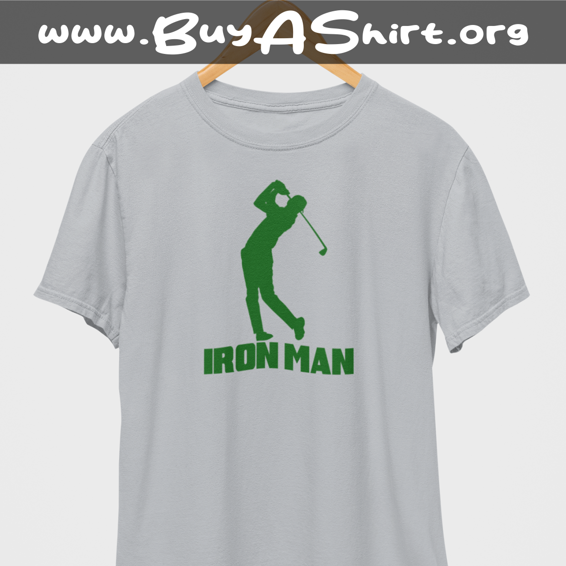 Iron Man Green Print T-Shirt