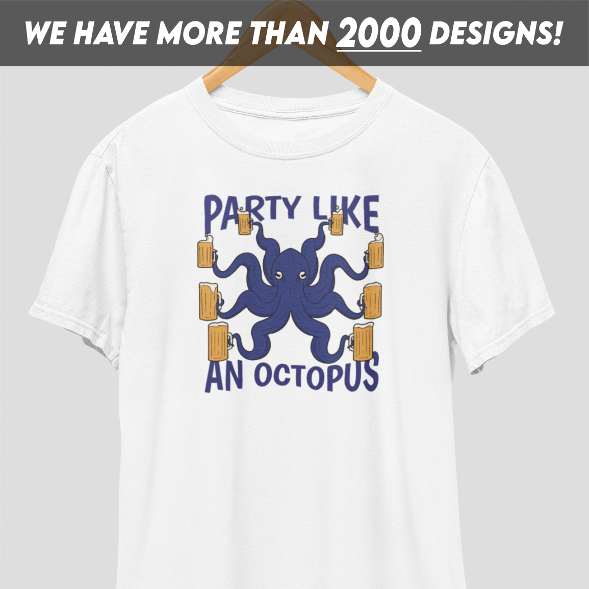 Party Like An Octopus T-Shirt